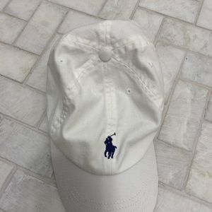 White Ralph Lauren Hat